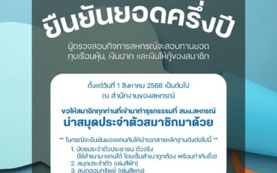 การยืนยันยอดครึ่งปี